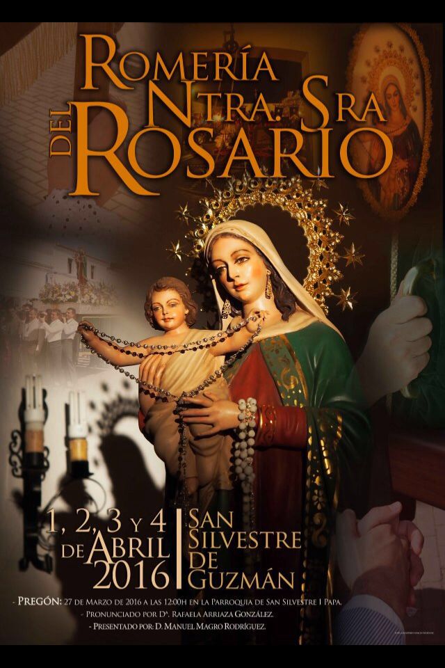 Romería de Nuestra Señora del Rosario 2016 San Silvestre de Guzmán